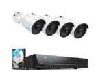 Reolink Security Camera System with 4pcs 5MP PoE Cameras and 8ch NVR