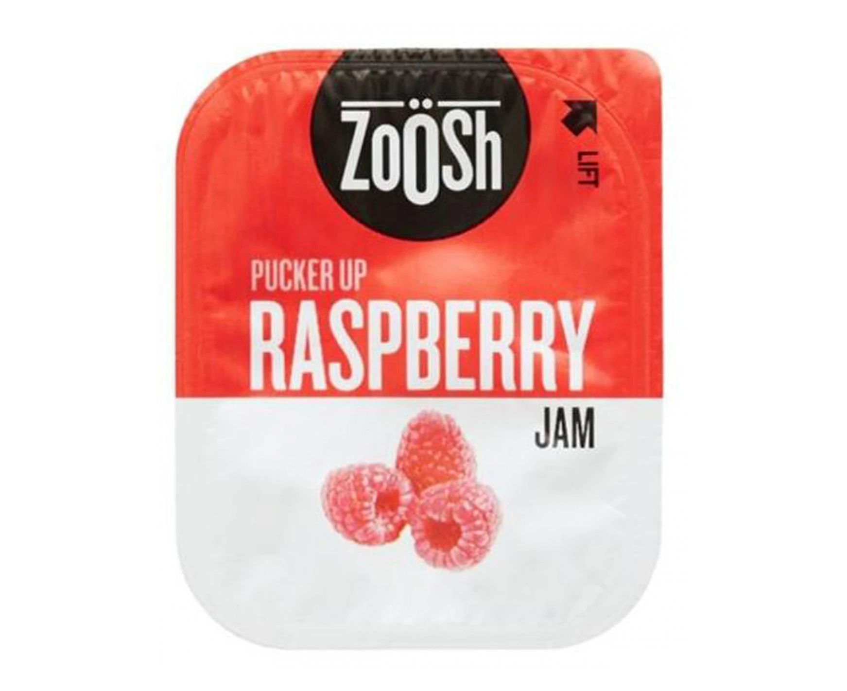 Zoosh Jam Raspberry Portions 13.6gm