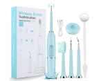 Portable Sonic Dental Scaler Electric Toothbrush Oral Teeth Tartar Remover Calculus Plaque Stains Cleaner Tooth Whitening Tools - Blue