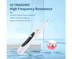 Electric Dental Calculus Scaler Remover Ultrasonic Teeth Cleaner Rechargeable 4 Mode Adults Stain Tartar Removal Teeth Whitening - White