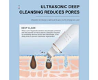 Ultrasonic Skin Scrubber Face Deep Cleaning Machine Peeling Shovel Facial Pore Cleaner Face Skin Scrubber Lifting Machine - Green