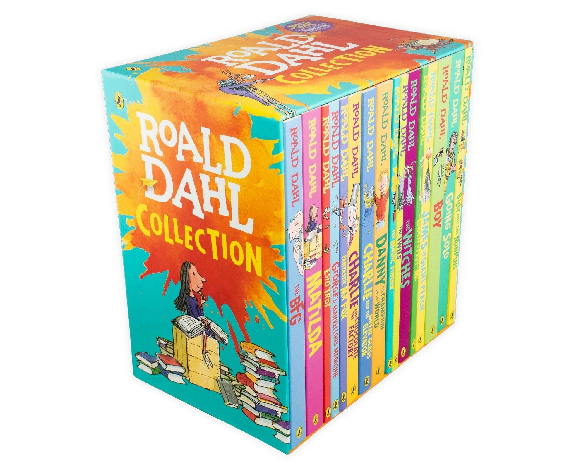 Roald Dahl Collection 16 Books Box Set Paperback – 1 January 2018