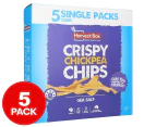 Harvest Box Crispy Chickpea Chips Sea Salt 125g 5pk