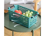 Handy Storage Basket Breathable PP Socks Underwear Household Basket Office Supplies-Green