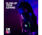 4Gamers C6-100 LED Light-Up Universal Wired Gaming Headset