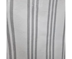 RANS Milan Tea Towels Check & Stripe Designs | 5 Piece Sets | GREY