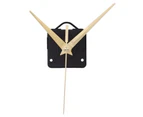 1 Set Hanging Clock Movements Simple Fashion Creative Clock Movements Accessories with Sound Jumping Second Hands for Household-Golden