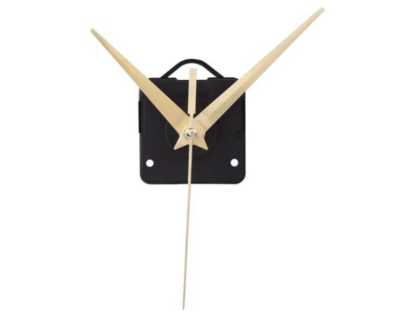 1 Set Hanging Clock Movements Simple Fashion Creative Clock Movements Accessories with Sound Jumping Second Hands for Household-Golden
