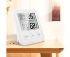 Hygrometer Sensor Digital High Precise ABS Indoor Room Thermometer Gauge Smart Home Items-White