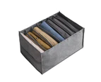 Practical Large Capacity Clothes Storage Box Dustproof Multi-use Fabric Clothes Storage Case for Home-Grey