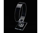 1 Set Transparent Headband Holder No Burrs Acrylic Necklaces Showcase Headband Storage Shelf Jewelry Accessories-Transparent