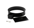 1 Set Transparent Headband Holder No Burrs Acrylic Necklaces Showcase Headband Storage Shelf Jewelry Accessories-Black