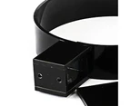 1 Set Transparent Headband Holder No Burrs Acrylic Necklaces Showcase Headband Storage Shelf Jewelry Accessories-Black
