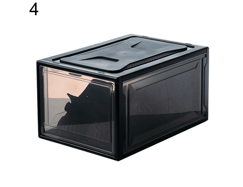 Magnetic Thickened Dustproof Shoes Storage Container Sneakers Organizer Box-4#