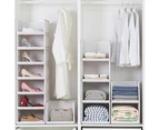 Detachable Multi-layer Wardrobe Clothes Socks Storage Basket Shelf Organizer-1#