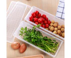 Storage Box Safe Food-grade Plastic Food Fruits Storage Container for Home