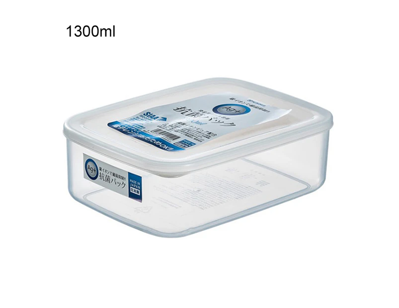 Storage Box Multi-use Mouldproof Plastic Food Storage Box for Kitchen-Clear