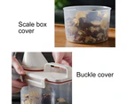 Portable Grain Rice Storage Box Tank Sealed Moisture-proof Kitchen Container-Red