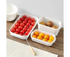 Household Refrigerator Fruit Grain Lunch Food Plastic Storage Box Case Dispenser
