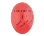 Egg Timer Mini Non-toxic Resin Pro Egg Timer for Dining-Red