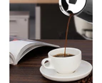 Multi-function Stainless Steel Coffee Pot Mocha Cafe Latte Stovetop Percolator-450ML
