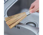 Flexible Pot Cleaning Brush Rich Foam Long Handle Ergonomically Designed Pan Brush Kitchen Tools -Natural
