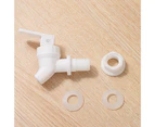 3.8L Water Pot Detachable Dust-proof Plastic Large Capacity Translucent Juice Dispenser Kitchen Supplies-White-2#