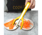 Vegetable Peeler Multi-function Sharp 3-in-1 Fruit Slicer Potato Cucumber Cutter Grater Kitchen Tools-Yellow