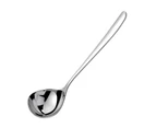 Soup Ladle Food Grade Rust-proof Stainless Steel Dishwasher Safe Hot Pot Serving Spoon for Home-S