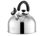 2.5L Tea Kettle Safe Large Capacity Food-grade Stainless Steel Whistling Water Pot for Home-Silver