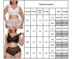 Ladies Sexy underwear tease open crotch slightly fat glamour perspective sexy pajamas - White