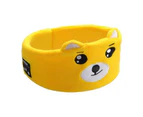 Kids Bluetooth Headband Headphone Earphone Wireless Sleeping Music Headwear Cute - Yellow