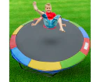 Centra 14 FT Kids Trampoline Pad Replacement Mat Reinforced Outdoor Round Cover - Rainbow