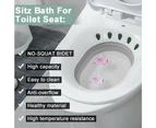 Folding Sitz Reusable Toilet Sitz Bath Tub Hip Basin for Patient Elderly Postpartum Care Wounds Hemorrhoids Pregnant Woman Perineal Care