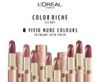 L'Oreal Paris Color Riche Classic Nude Satin Lipstick - Nu Confident