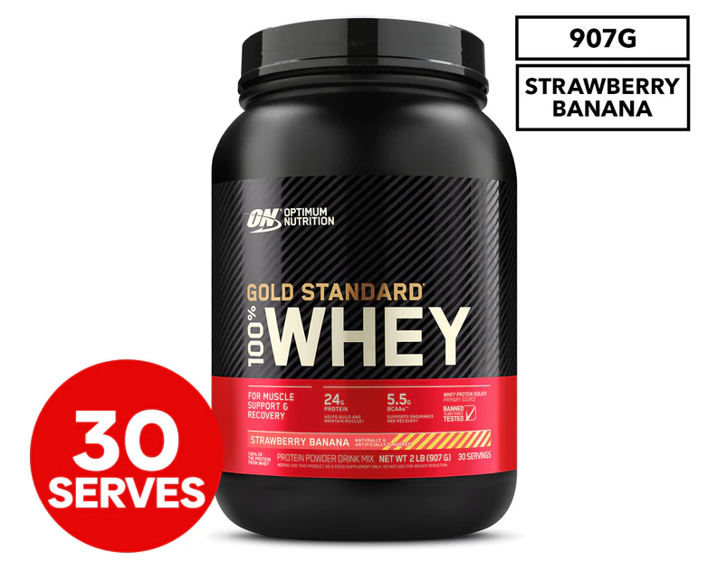 Optimum Nutrition Gold Standard 100% Whey Strawberry Banana 2lb