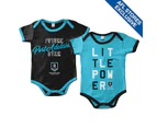 Port Adelaide Set Of 2 Infant Grow Suits