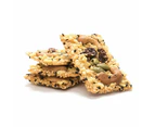3 x Tropical Fields Crispy Baked Trail Mix Crackers 232g  - 60 Individual Packs