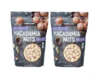 2x Kirkland Signature Dry Roasted Macadamia Nuts with Sea Salt 680g