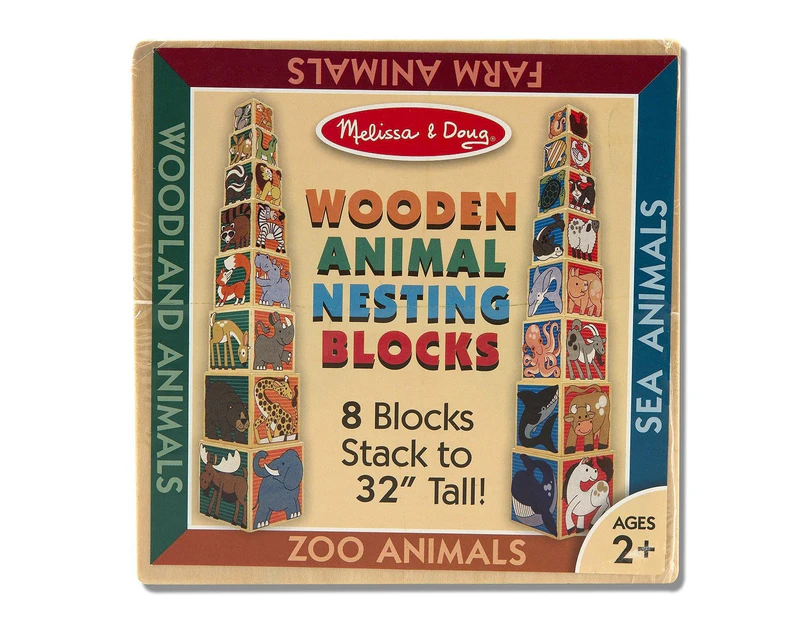 Wooden Animal Nesting Blocks - Melissa & Doug