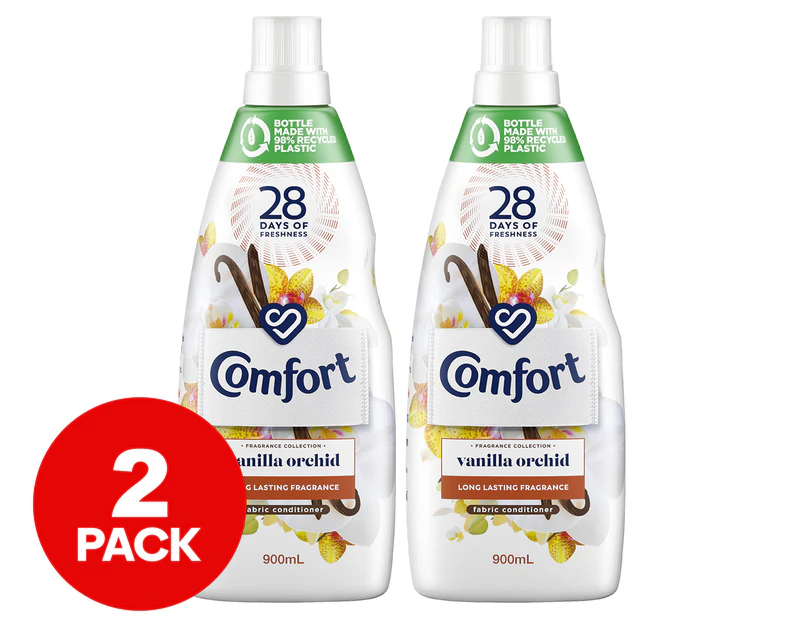 2 x Comfort Fabric Conditioner Vanilla Orchid 900mL