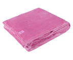 Extra Soft Warm 1.7 TOG Luxury Thermal Fleece Blanket - 180 x 200 cm - Candy