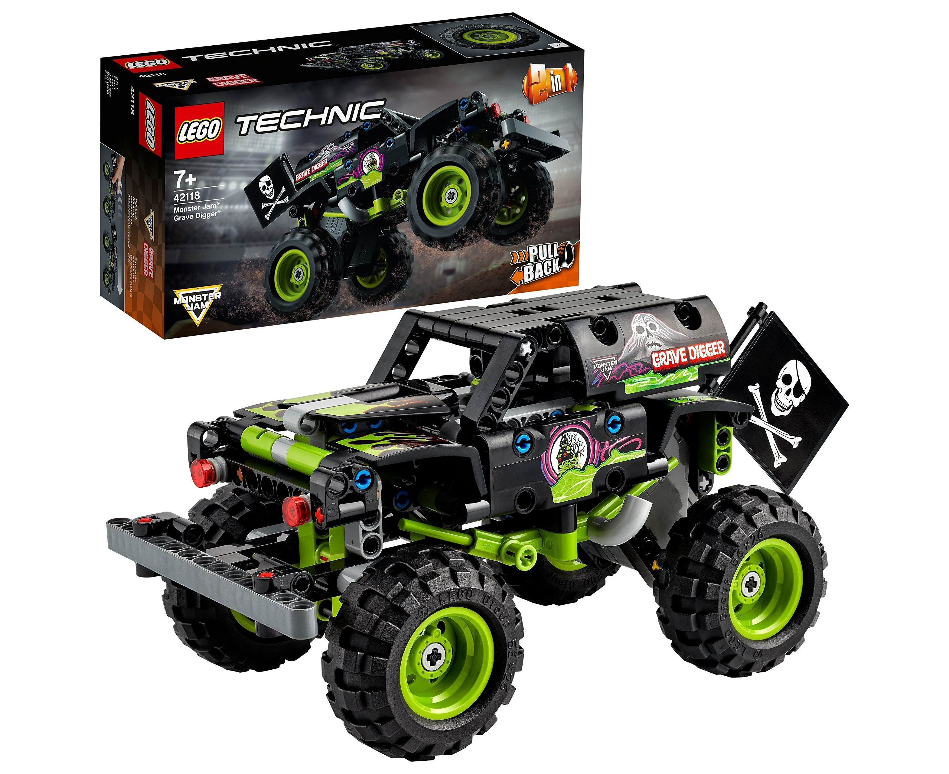 Pull back technic lego hot sale