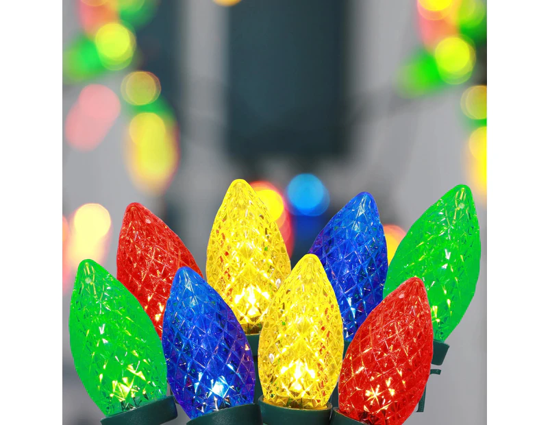 C9 Pinecone 50 LEDs Connectable String Lights - 3 Colour Options - Multicolour