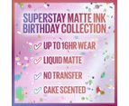 Maybelline SuperStay Matte Ink Longwear Liquid Lipstick Birthday Edition 5mL - Party Goer