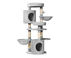 i.Pet Cat Tree 123cm Tower Scratching Post Scratcher Wood Condo House Bed Toys