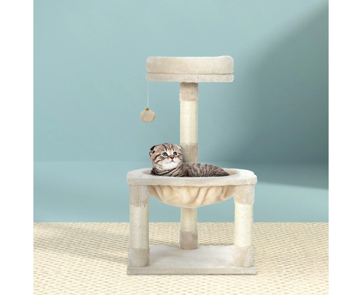 i.Pet Cat Tree 69cm Scratching Post Tower Scratcher Wood Condo Toys House Bed