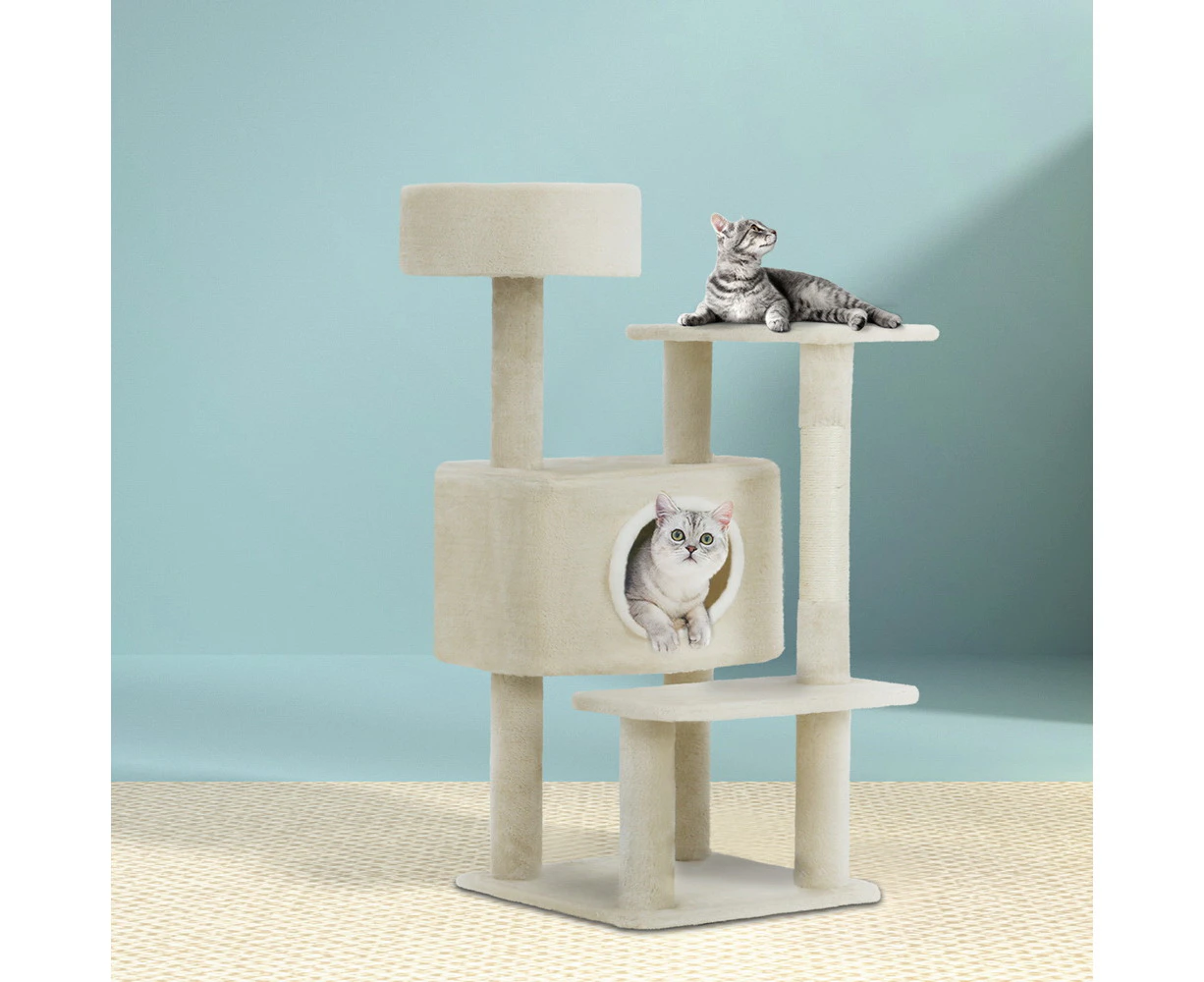 i.Pet Cat Tree 90cm Scratching Post Tower Scratcher Wood Condo House Bed Trees