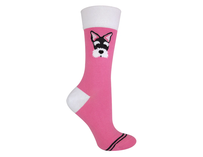 1 Pair Unisex Novelty Cat Dog Socks with Beagle / Pug / Scotty Dog - Scotty Dog