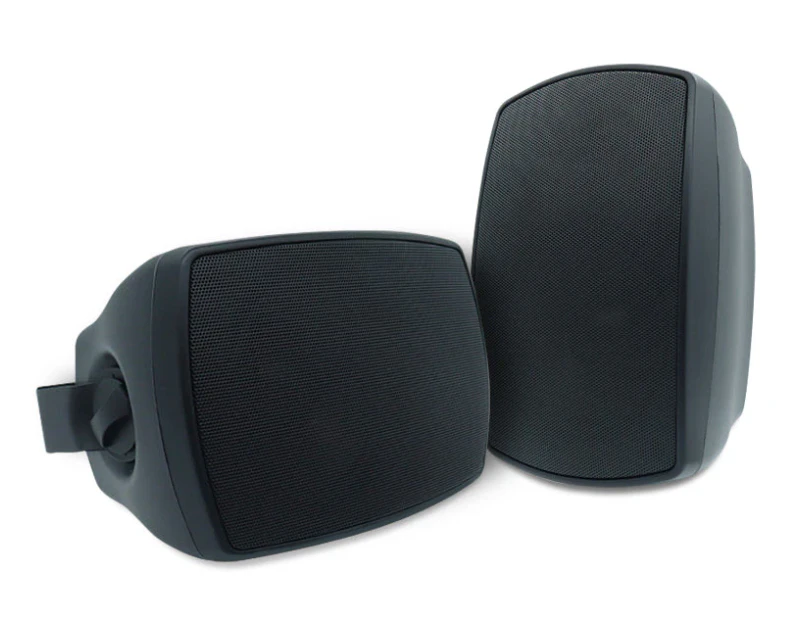 Studio Acoustics 5.25 2 Way Indoor Outdoor Bookshelf Ceiling Speakers Pair 70w Black Sa850b